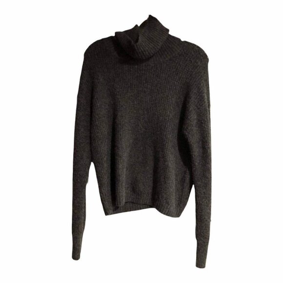 🛒 $15 Women's Gray Black Turtleneck Sweater Sz Small NEW #3609-3 - Picture 1 of 3